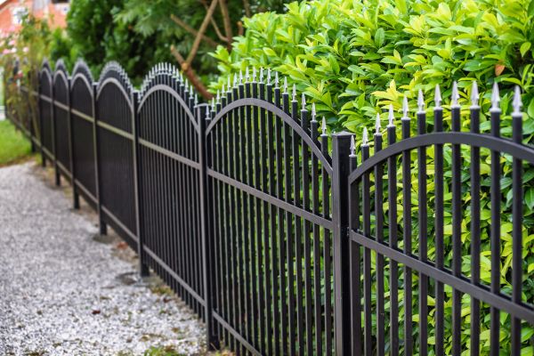 Iron Fence Pressure Washing in Napa