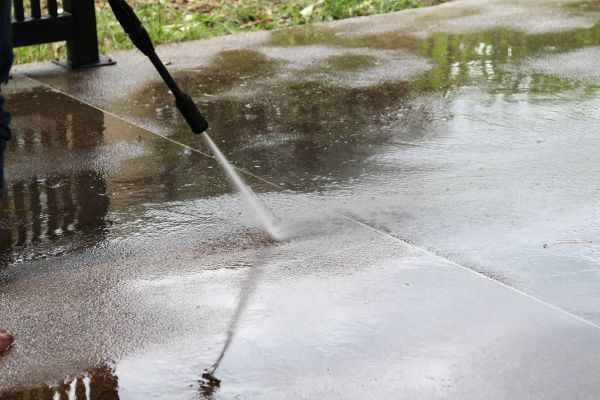 Concrete Deck Cleaning in Napa