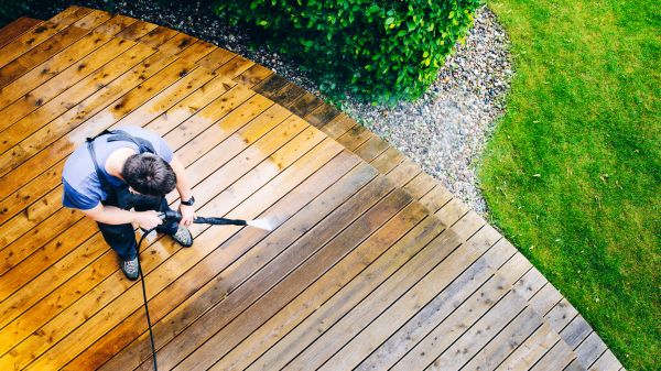 Deck Pressure Cleaning in Napa